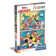 Disney Mickey  Laughing Puzzle Clementoni 2x20 piese