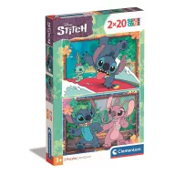 Disney Lilo și Stitch Angel Puzzle Clementoni de 2x20 piese