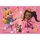 Alice în țara minunilor Flowers Disney Alice Wonderland Bakery puzzle 2x60 piese Clementoni