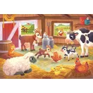 Farm  Family Puzzle Clementoni 2x20 piese