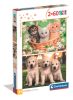 Animale Brothers in Fur Puzzle Clementoni 2x60 piese