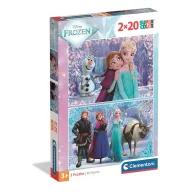   Disney Regatul de gheață Team Quest Puzzle Clementoni 2x20 bucăți