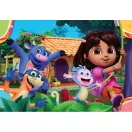 Dora Exploratoarea Garden Puzzle Clementoni 2x20 de piese
