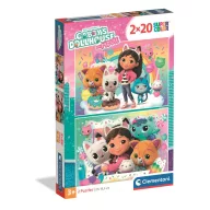   Gabby's Dollhouse Sweet Friends Puzzle 2x20 piese Clementoni