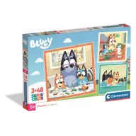 Bluey Creative Play Puzzle Clementoni 3x48 buc
