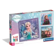Disney Regatul de gheață Puzzle Clementoni 3x48 piese