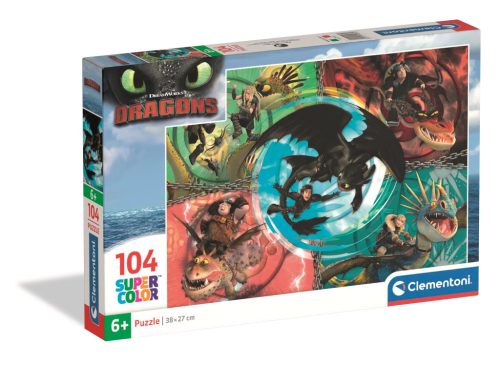 Cum să-ți dresezi dragonul Friends Puzzle Clementoni de 104 piese