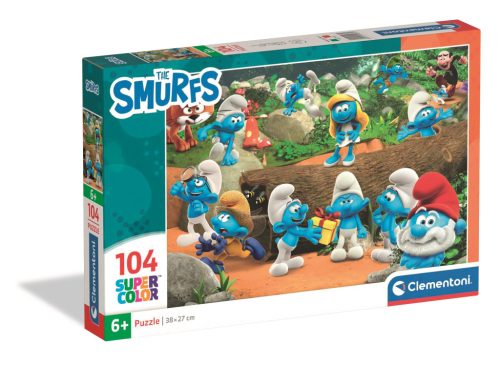 Strumfii Forest Puzzle Clementoni cu 104 piese