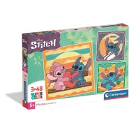 Disney Lilo și Stitch Puzzle 3x48 de piese Clementoni