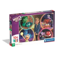   Disney Întors pe dos Emotions Puzzle Clementoni de 104 piese