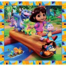 Dora Exploratoarea Jungle Quest Puzzle Clementoni 3x48 de piese