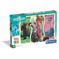 Zootropolis City Challenge Puzzle Clementoni cu 104 piese