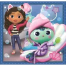 Gabby's Dollhouse Spa-Day 3x48 bucăți puzzle Clementoni