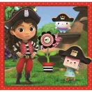 Gabby's Dollhouse Spa-Day 3x48 bucăți puzzle Clementoni