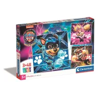   Patrula Cățelușilor Mighty Puzzle Clementoni de 3x48 bucăți