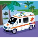 Vehicul Rescue Puzzle 3x48 de piese Clementoni