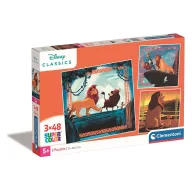   Disney Regele Leu Circle of Life Puzzle de 3x48 piese Clementoni