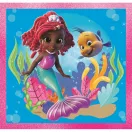 Prințesele Disney Junior Ariel Puzzle Clementoni de 3x48 piese