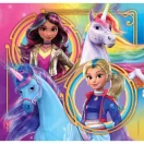 Unikornis Akadémia Riders Puzzle Clementoni de 3x48 piese