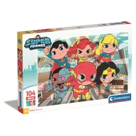   Liga Dreptății Tiny Puzzle maxi DC Super Hero 104 de piese Clementoni