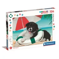 Câine Beach Puzzle Clementoni de 104 piese