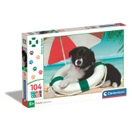 Câine Sunny Beach Puzzle Clementoni de 104 piese