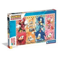 Sonic Ariciul Puzzle maxi Clementoni cu 60 piese
