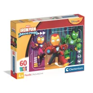   Avengers Ready Omul de Fier și echipa sa super 60 piese Puzzle Clementoni