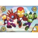 Avengers Ready Omul de Fier și Super Echipa sa Puzzle Maxi Clementoni cu 60 de piese