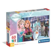   Disney Regatul de gheață Winter Magic Puzzle Clementoni de 60 de piese