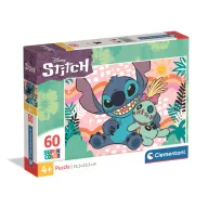   Disney Lilo și Stitch Scrump’s Day Puzzle Clementoni de 60 de piese