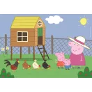 Purcelușa Peppa Chicken Coop Puzzle maxi Clementoni de 60 de piese