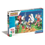 Sonic Ariciul Amy Rose puzzle de 104 piese Clementoni