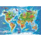 Dinozaur Map Puzzle Clementoni, 180 de piese