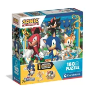 Sonic Ariciul Puzzle de 180 de piese Clementoni