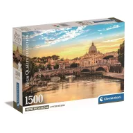 Orașe Rome Italia 1500 de piese puzzle compact Clementoni