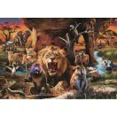 Animale Tribal Society Puzzle compact 1500 bucăți Clementoni