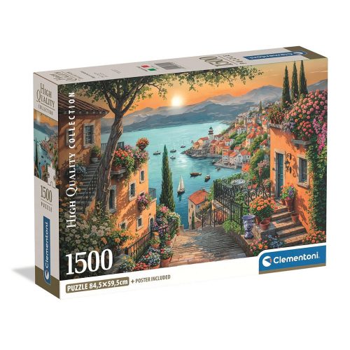 Orașe Steps to Harbor Puzzle-port 1500 de piese Clementoni
