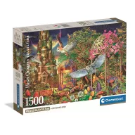   Colorat Woodland Grădină Fantastică puzzle de 1500 de piese Compact Clementoni