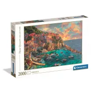 Orașe Manarola Puzzle Italia 2000 de piese Clementoni
