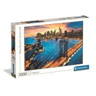 Orașe Bridges Puzzle New York 3000 bucăți Clementoni