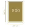 Animale Cult Movies Puzzle cu rechin de 500 de piese Clementoni