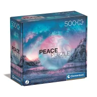   Colorat Light Blue Peace Puzzle Mountain Light Blue de 500 buc Clementoni