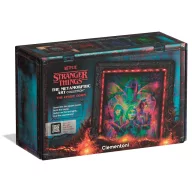   Stranger Things Upside Down Puzzle de 520 de piese cu cadru LED Clementoni