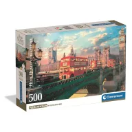   Orașe Westminster Bridge Puzzle compact London 500 piese Clementoni