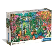   Colorat Caretakers Seră puzzle compact de 500 piese Clementoni