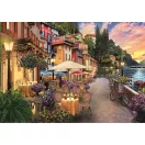 Orașe Lake Como Italia Puzzle Compact de 500 de piese Clementoni