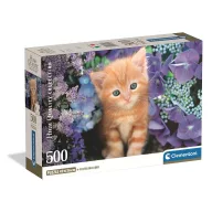 Pisică Ginger Puzzle compact Clementoni de 500 piese