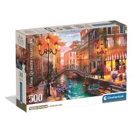   Orașe Venice Sunset Puzzle Compact Clementoni Italia 500 bucăți