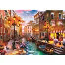Orașe Venice Sunset Puzzle Compact Clementoni Italia 500 bucăți